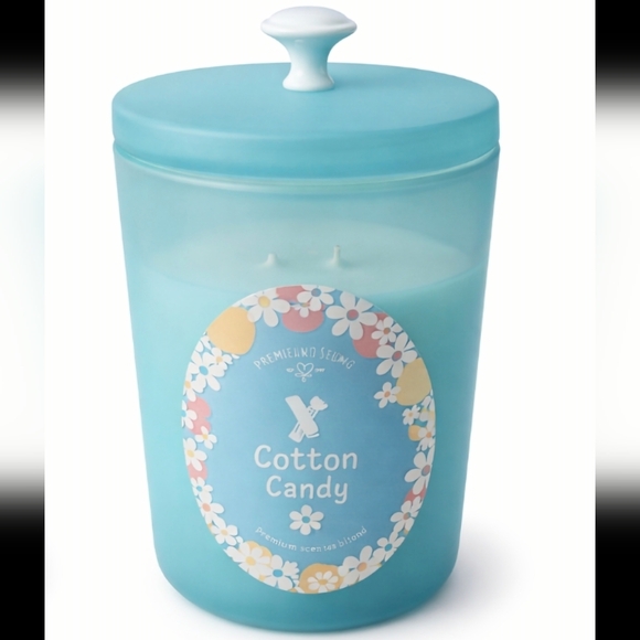 Other - Cotton Candy Scented Candle - Blue